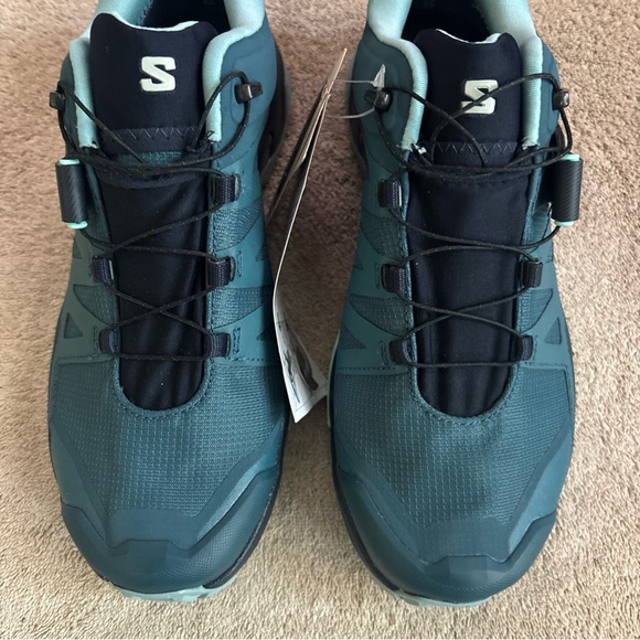 Salomon X Ultra 4 GTX Low Hiking Shoes Trail Stargazer Blue Women’s Size 8 - Picture 4 of 9